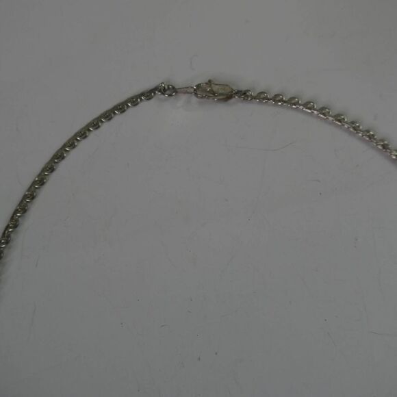 Sterling Silver Layered Chain Statement Bib Necklace 925 Vintage 23.9 Grams - Picture 7 of 10